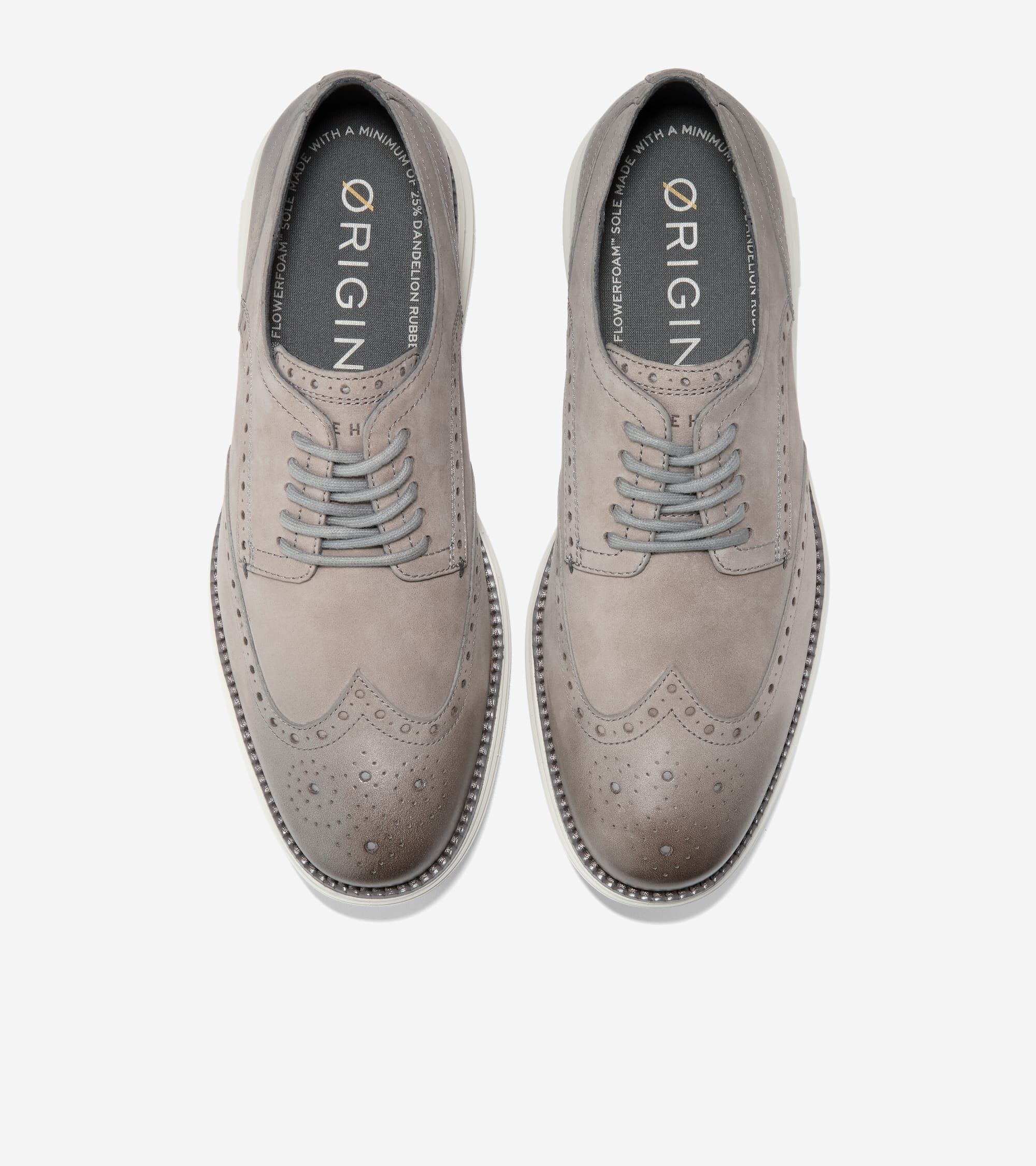 Men s OriginalGrand Remastered Wingtip Oxfords in Gray Cole Haan
